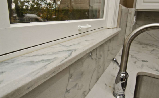 custom marble window sills